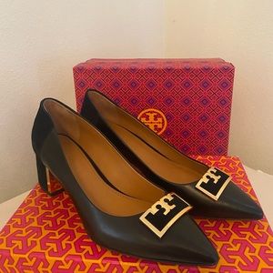 Tory Burch Gigi Embellished Pointed-Toe Pump